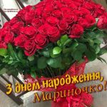 З Днем Народження Марина картинка листівка